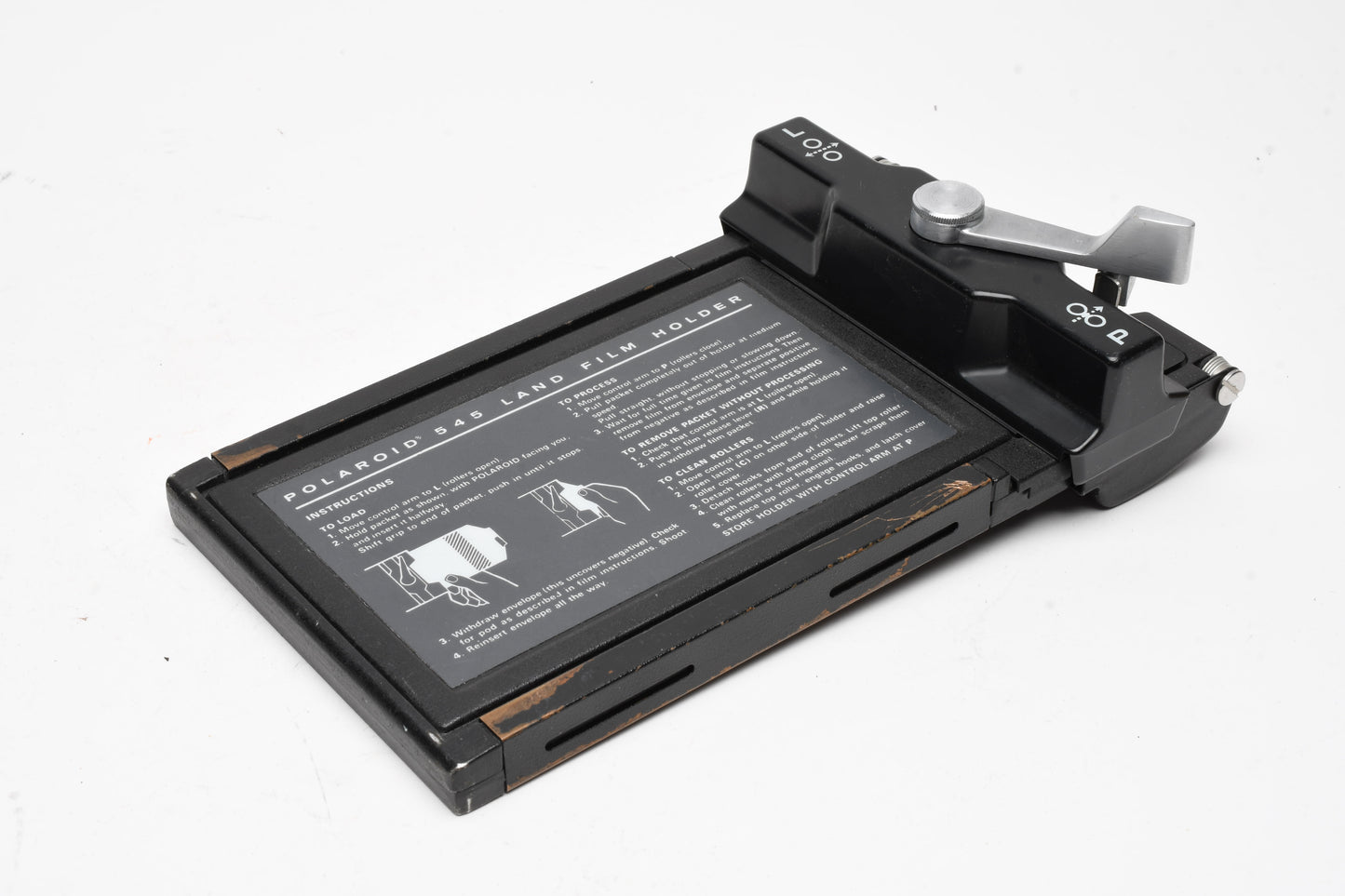 Polaroid 545 Land Film Holder, Good & clean