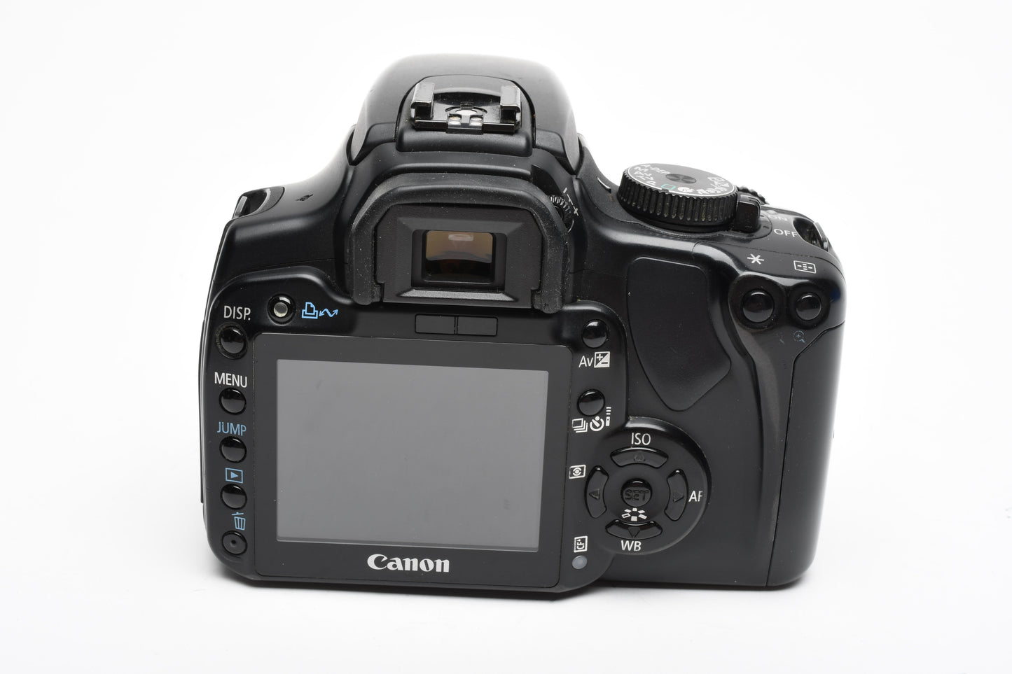 Canon EOS Rebel XTi DSLR w/18-55mm II zoom, batt, charger, Boxed, Great