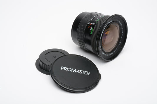 Promaster Spectrum 7 19-35mm f3.5-4.5 zoom lens MC for Sony A Mount, Nice