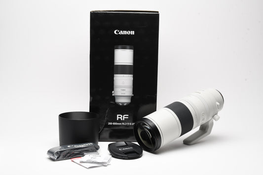 Canon RF 200-800mm IS USM Lens USA Version, Open Box, Mint
