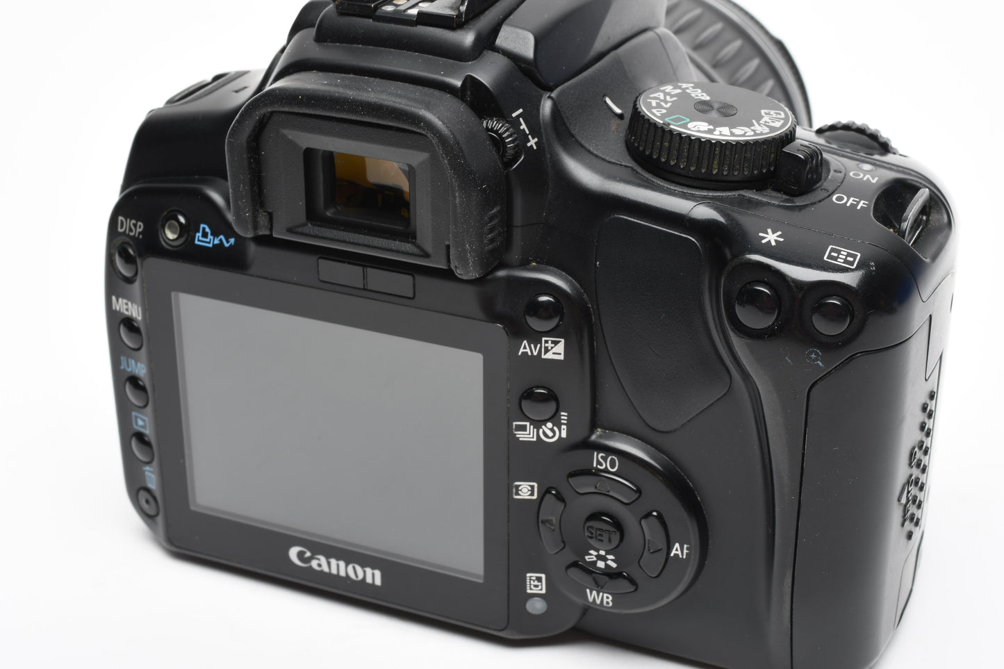 Canon EOS Rebel XTi DSLR w/18-55mm II zoom, batt, charger, Boxed, Great