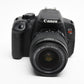 Canon EOS Rebel T5i DSLR w/18-55mm f3.5-5.6 IS II zoom, 48K Acts