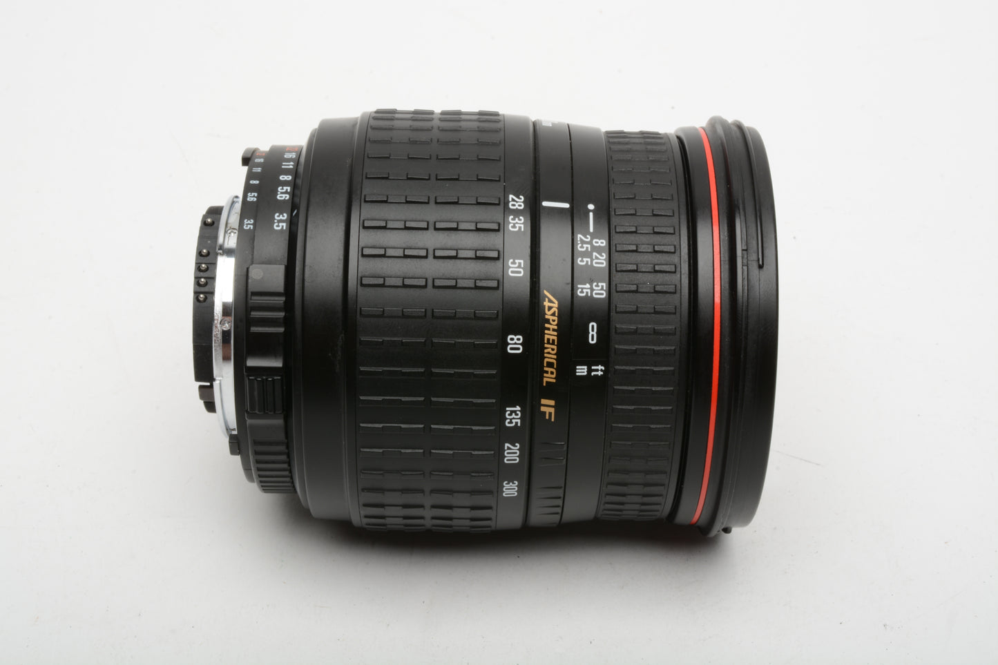 Sigma AF 28-300mm f3.5-6.3 Asph. IF Nikon Mount zoom lens, UV + Caps, Clean