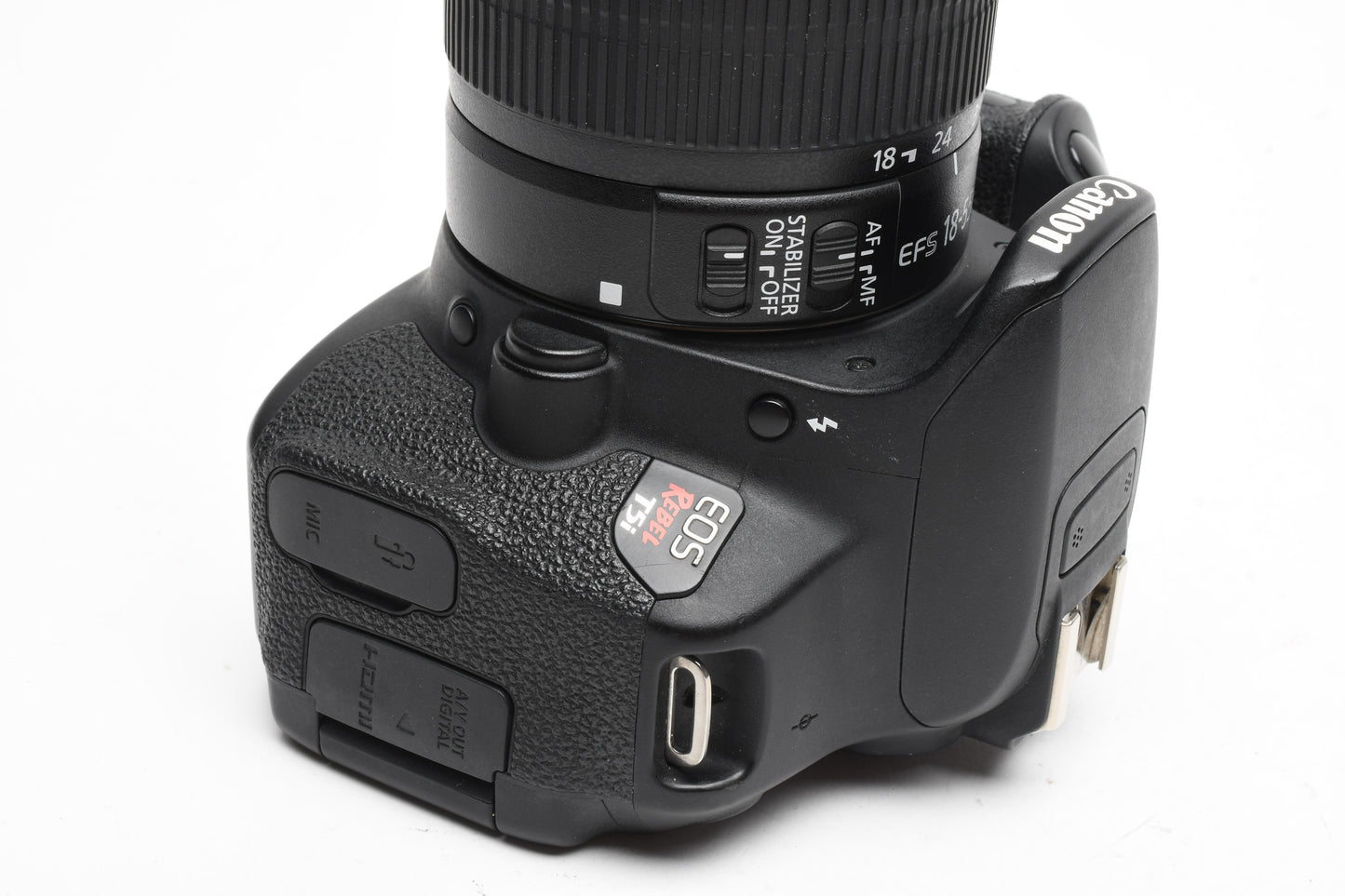 Canon EOS Rebel T5i DSLR w/18-55mm f3.5-5.6 IS II zoom, 48K Acts