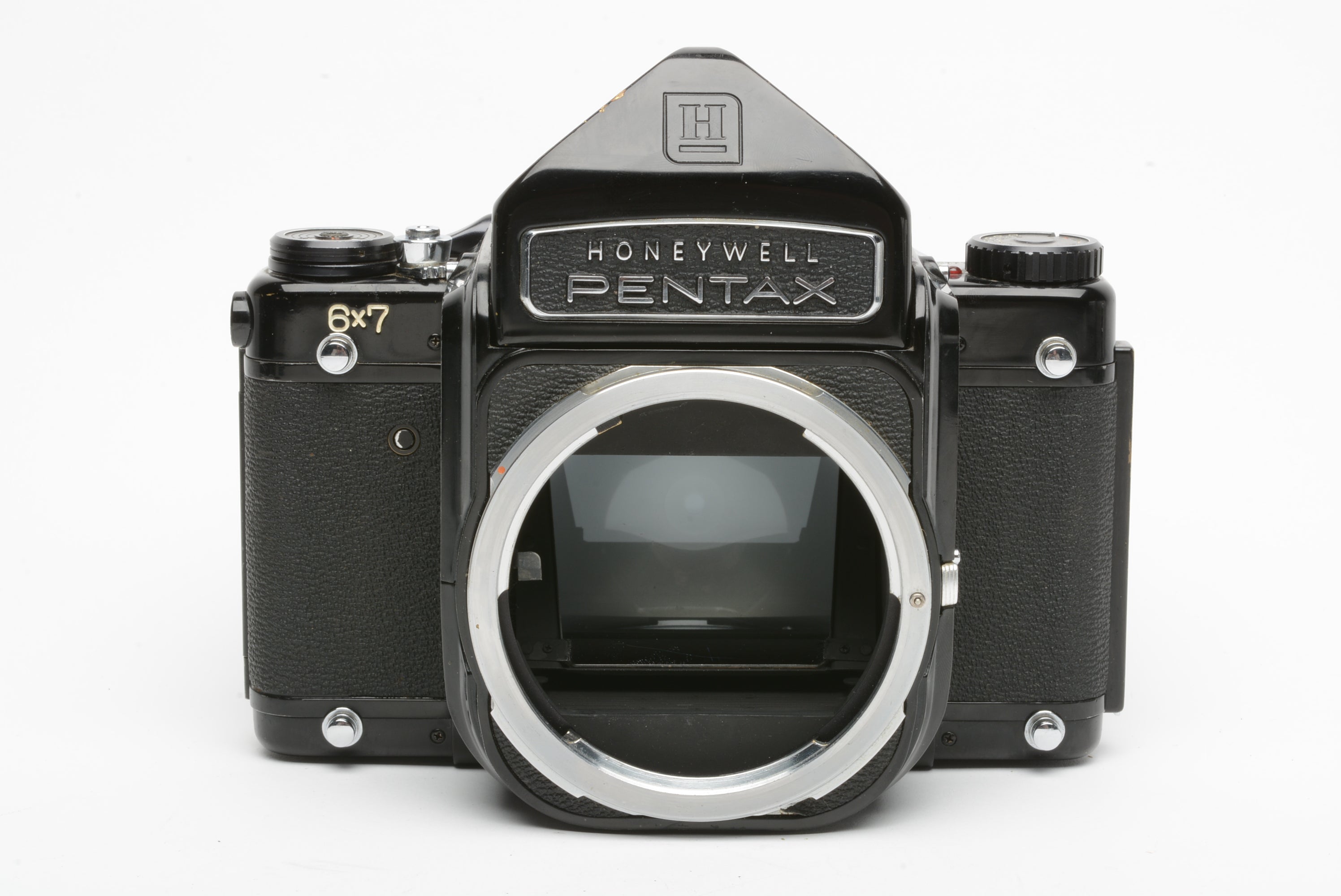 Pentax 67 Body w/prism finder and 3D grip, cap, tested, works great - New  Seals