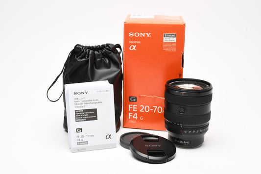 Sony FE 20-70mm f4 G SEL2070G lens, Mint, Boxed, USA