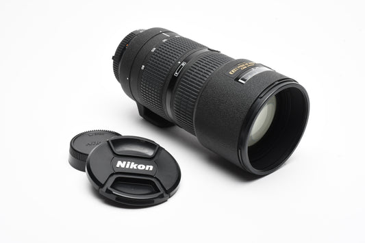Nikon Nikkor AF 80-200mm f2.8 D ED w/Case, caps, Sharp!