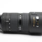 Nikon Nikkor AF 80-200mm f2.8 D ED w/Case, caps, Sharp!