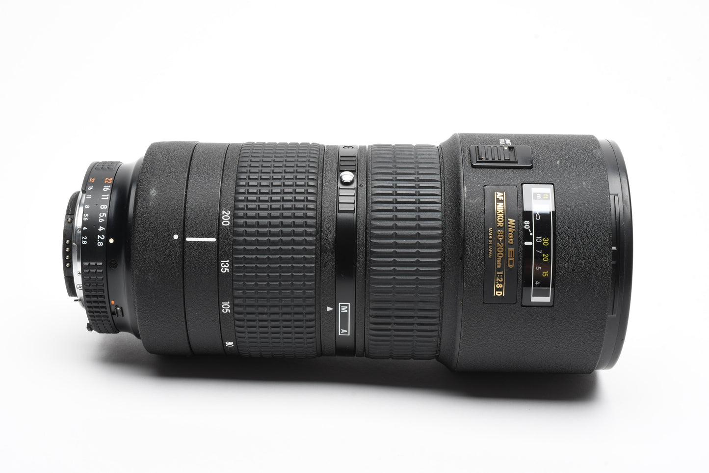 Nikon Nikkor AF 80-200mm f2.8 D ED w/Case, caps, Sharp!