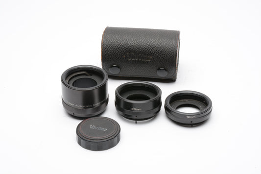 Vivitar AT-1 Automatic Extension Tube (12mm, 20mm, 36mm) w/Case