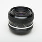 Nikon Nikkor 35mm f2.8 AI mount lens, caps, nice & clean + L39 Filter