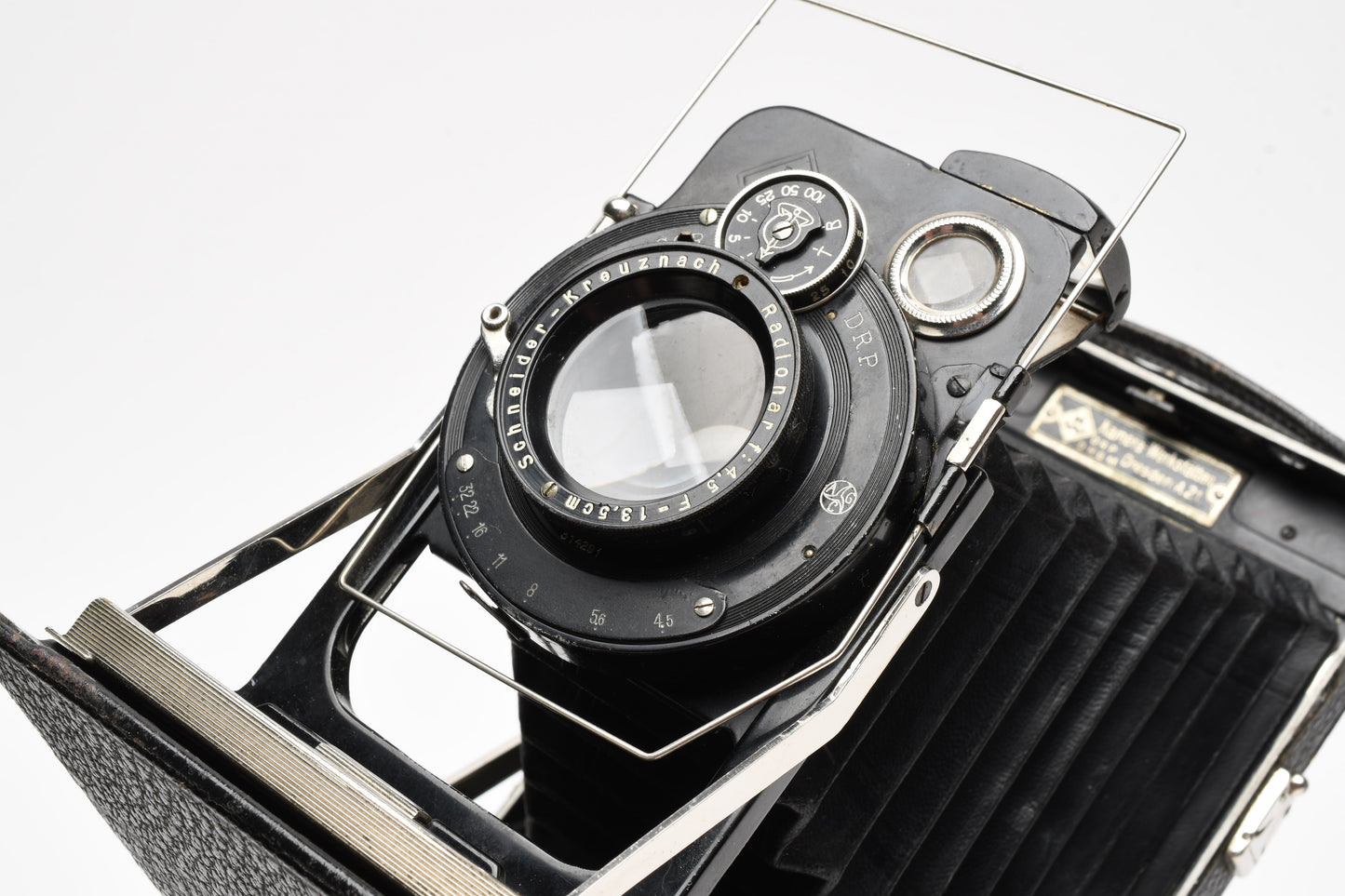 Kamera Werkstatten Dresden A-21 Camera w/Radionar Schneider 10.5cm Lens, Nice!