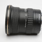 Tokina SD 11-16mm f2.8 IF DX II AT-X Pro lens for Canon EF, UV, Hood, Mint-