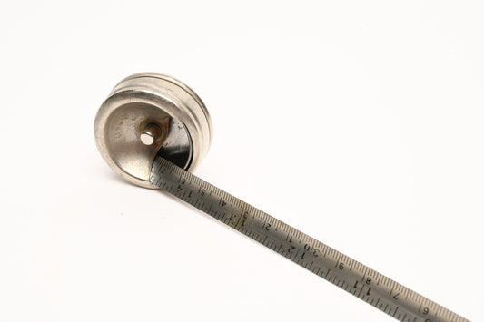 Vintage 1.5" aluminum measuring tape, Very cool