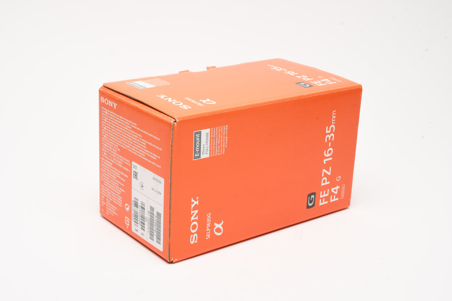 Sony FE PZ 16-35mm f4 G SELP1635G lens, Mint-, Boxed, USA