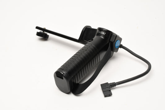 Vivitar PPG 1 Left hand grip w/Sync cord, Clean