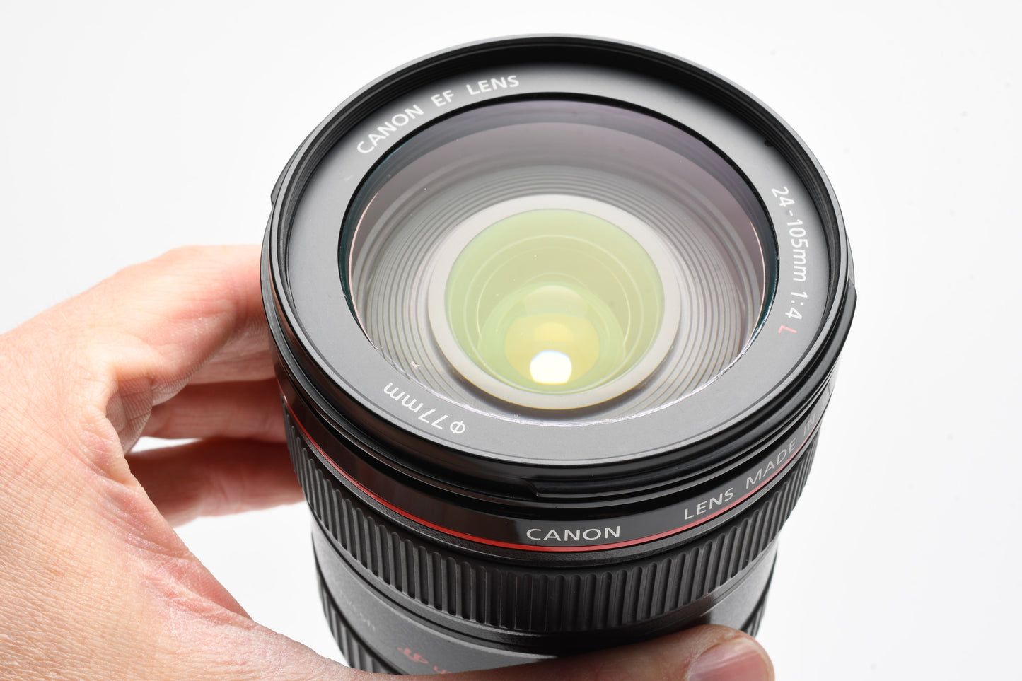 Canon EF 24-105mm f4L IS USM zoom lens, caps, tested, Great!
