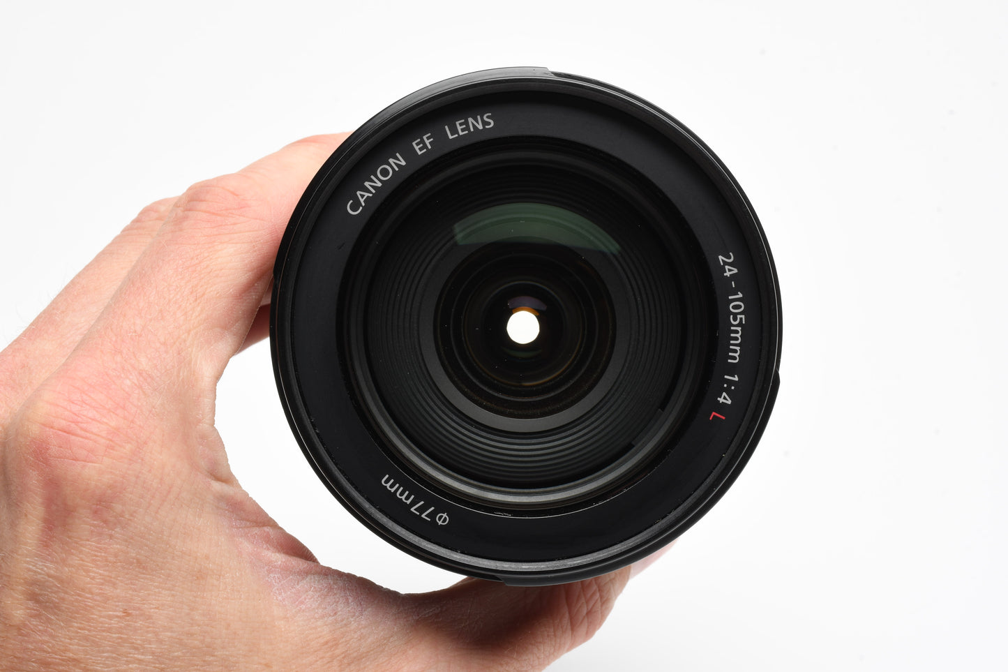 Canon EF 24-105mm f4L IS USM zoom lens, caps, tested, Great!