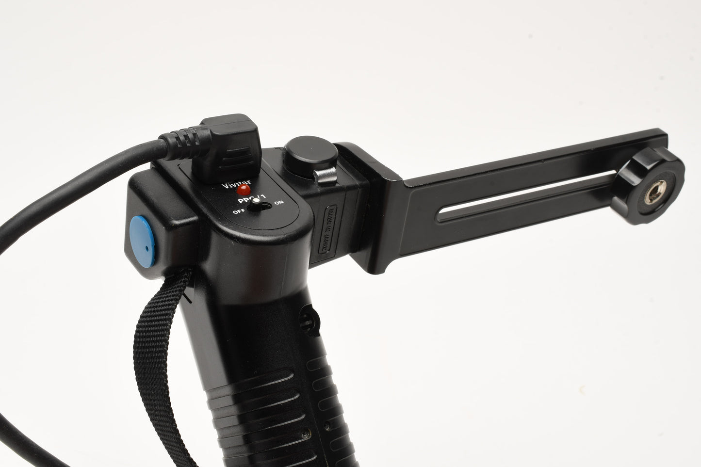 Vivitar PPG 1 Left hand grip w/Sync cord, Clean