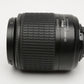 Nikon AF-S 55-200mm f4-5.6G ED DX, caps, hood, pouch, UV, very clean, Mint-