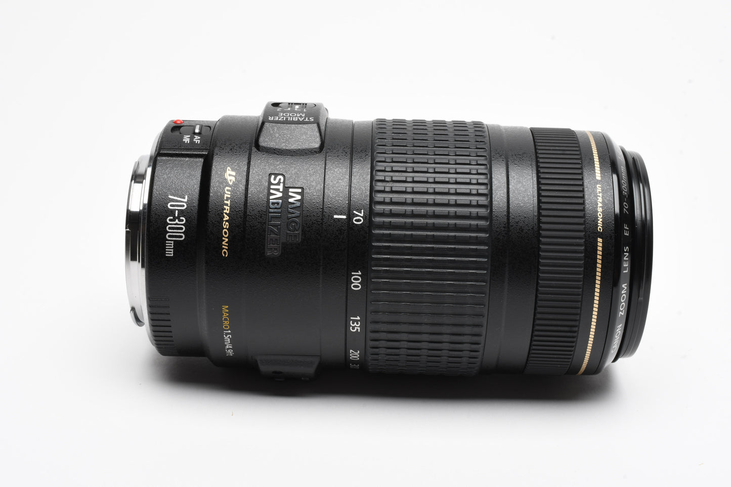 Canon EF 70-300mm f4-5.6 IS USM zoom lens, Caps, Great!