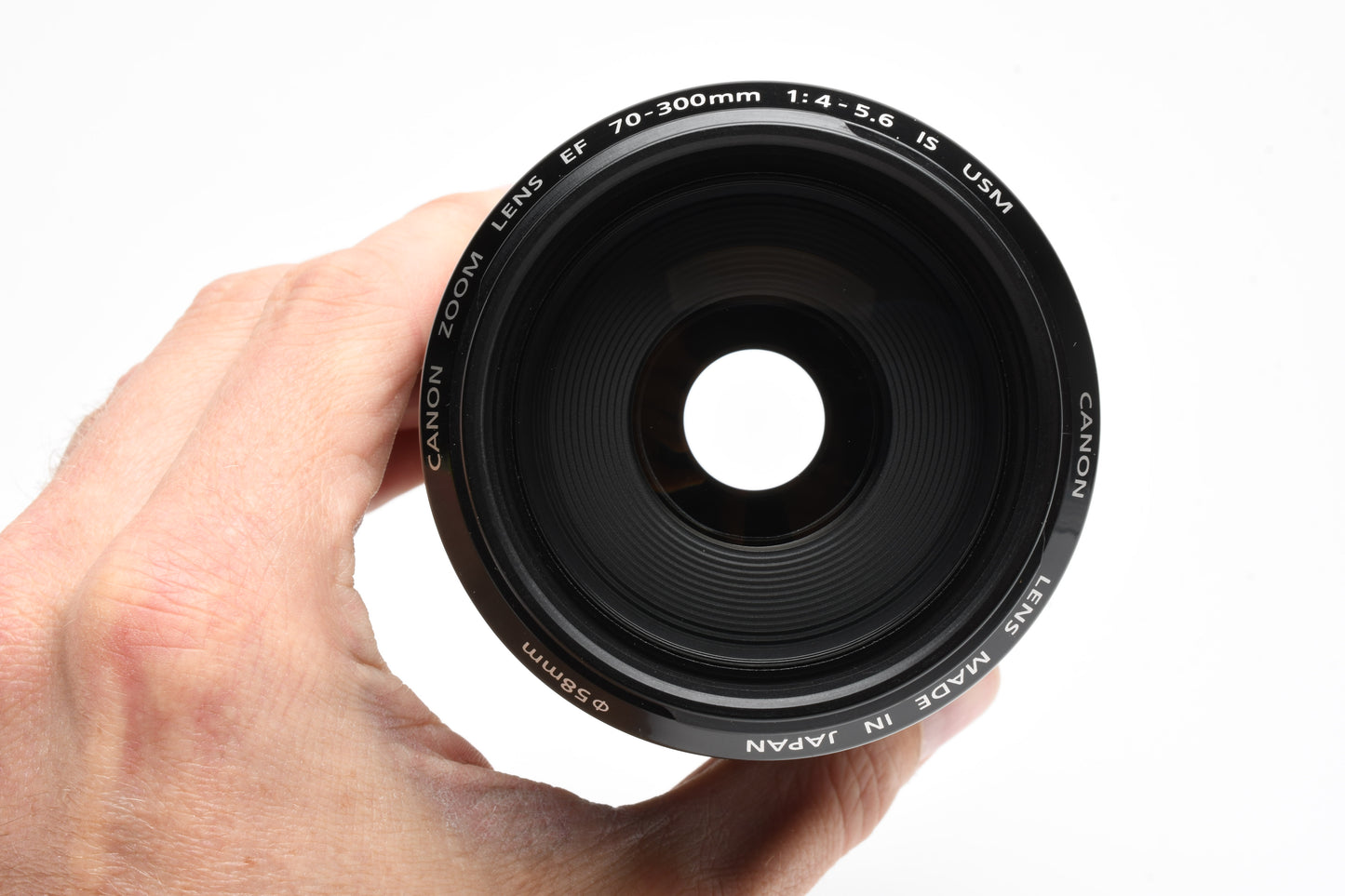 Canon EF 70-300mm f4-5.6 IS USM zoom lens, Caps, Great!