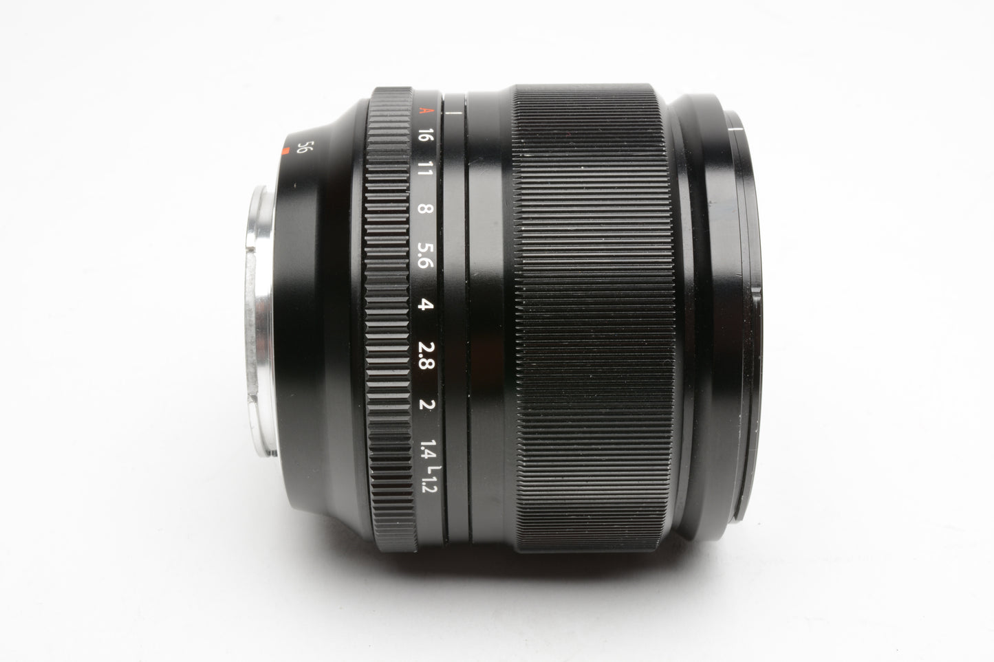 Fujinon Fujifilm Asph. Super EBC 56mm f1.2 R De-clicked lens, Hood, sharp!