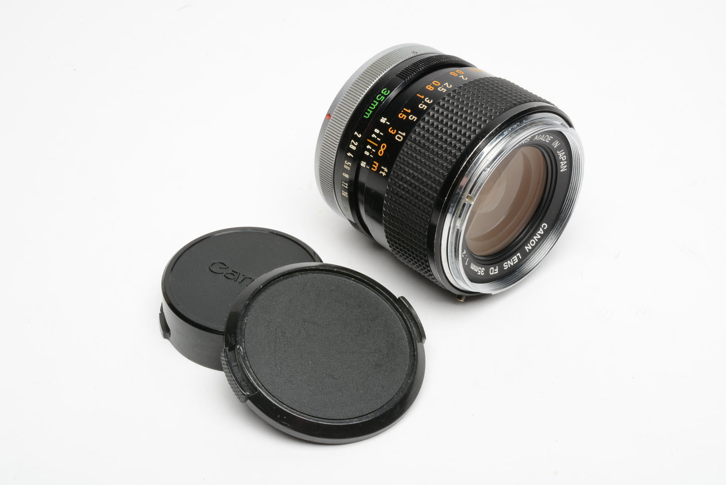 Canon FD 35mm F2 prime lens, very sharp, great glass