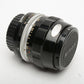 Nikon Nippon Kogaku Micro Nikkor 55mm f3.5 Non-AI Lens, w/Caps