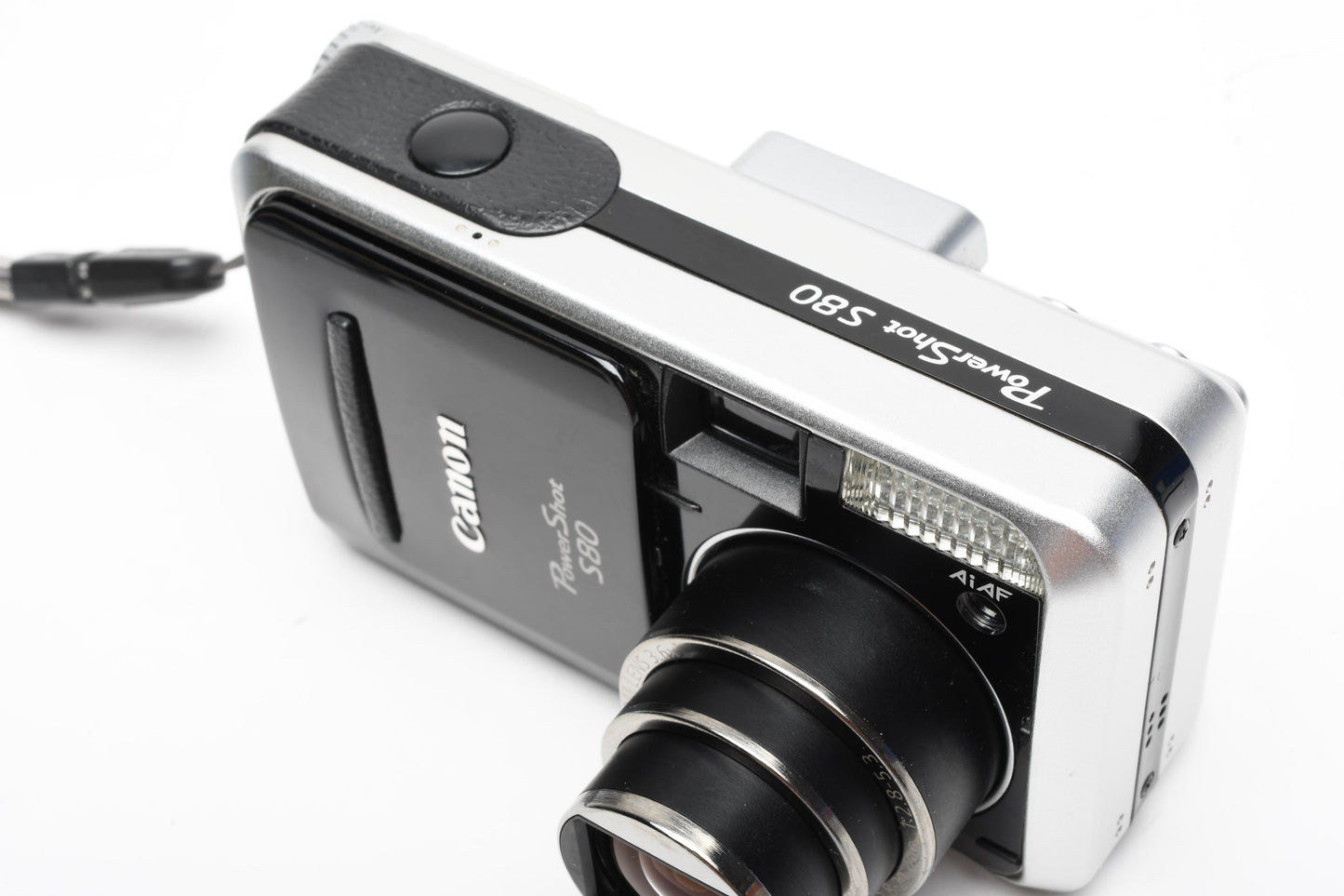 Canon PowerShot S80 8MP Digital Point&Shoot, 2X batts, charger, Tested