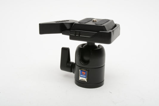 Benro Single Action Quick Release Ballhead BH0 w/QR plate, Nice
