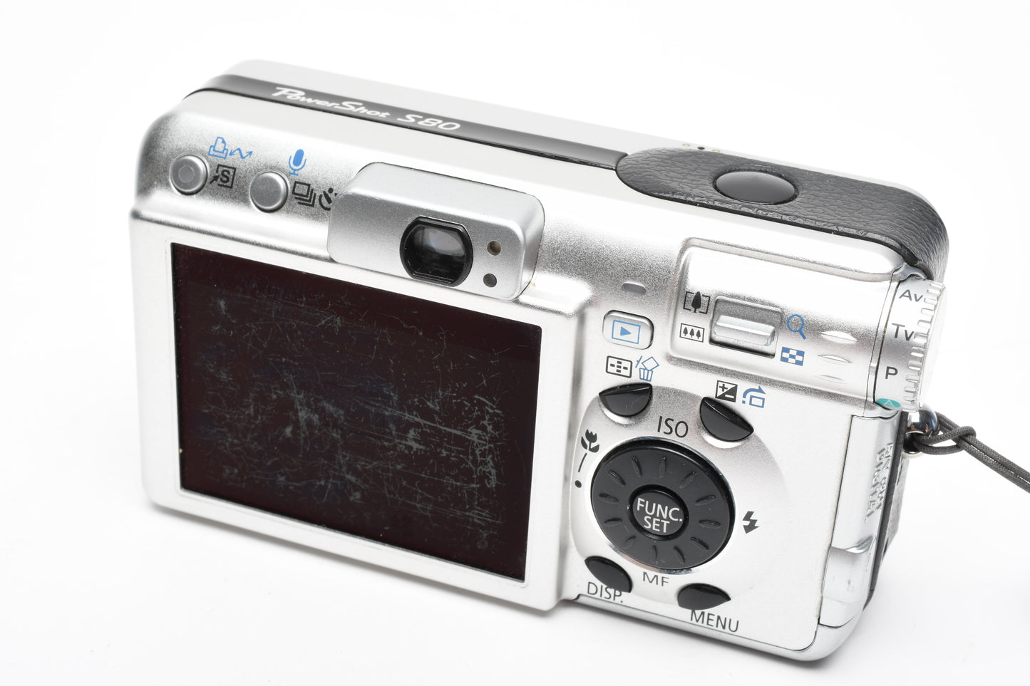Canon PowerShot S80 8MP Digital Point&Shoot, 2X batts, charger, Tested