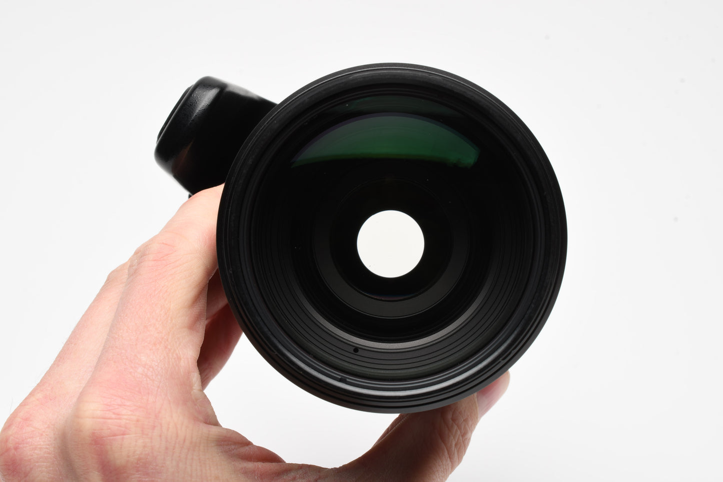 Olympus 50-200mm f2.8-3.5 ED zoom lens, tripod mount, hood, Mint- 4/3 Mount