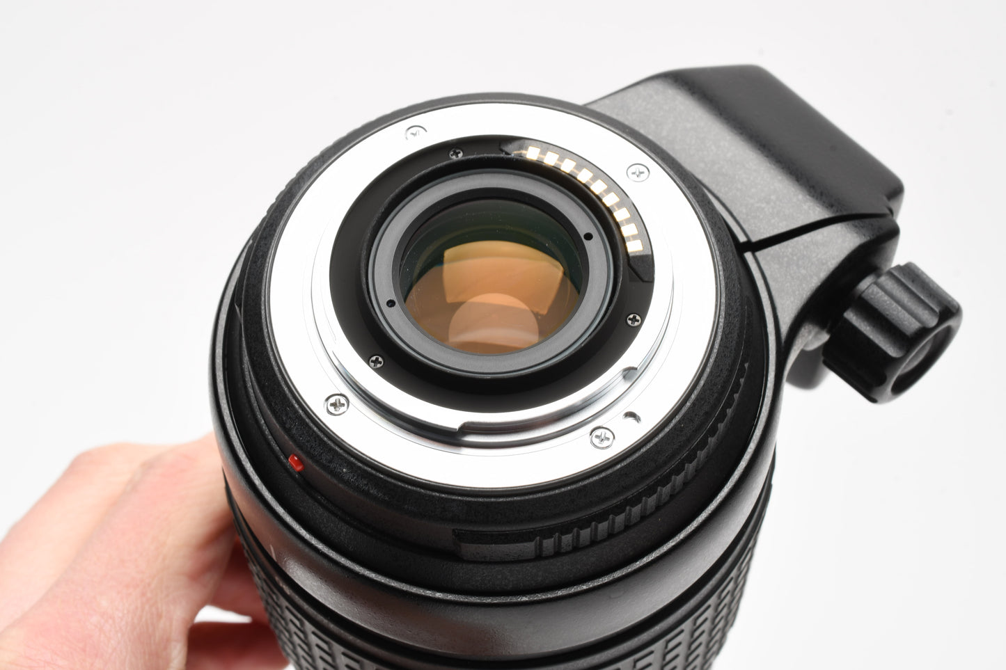 Olympus 50-200mm f2.8-3.5 ED zoom lens, tripod mount, hood, Mint- 4/3 Mount