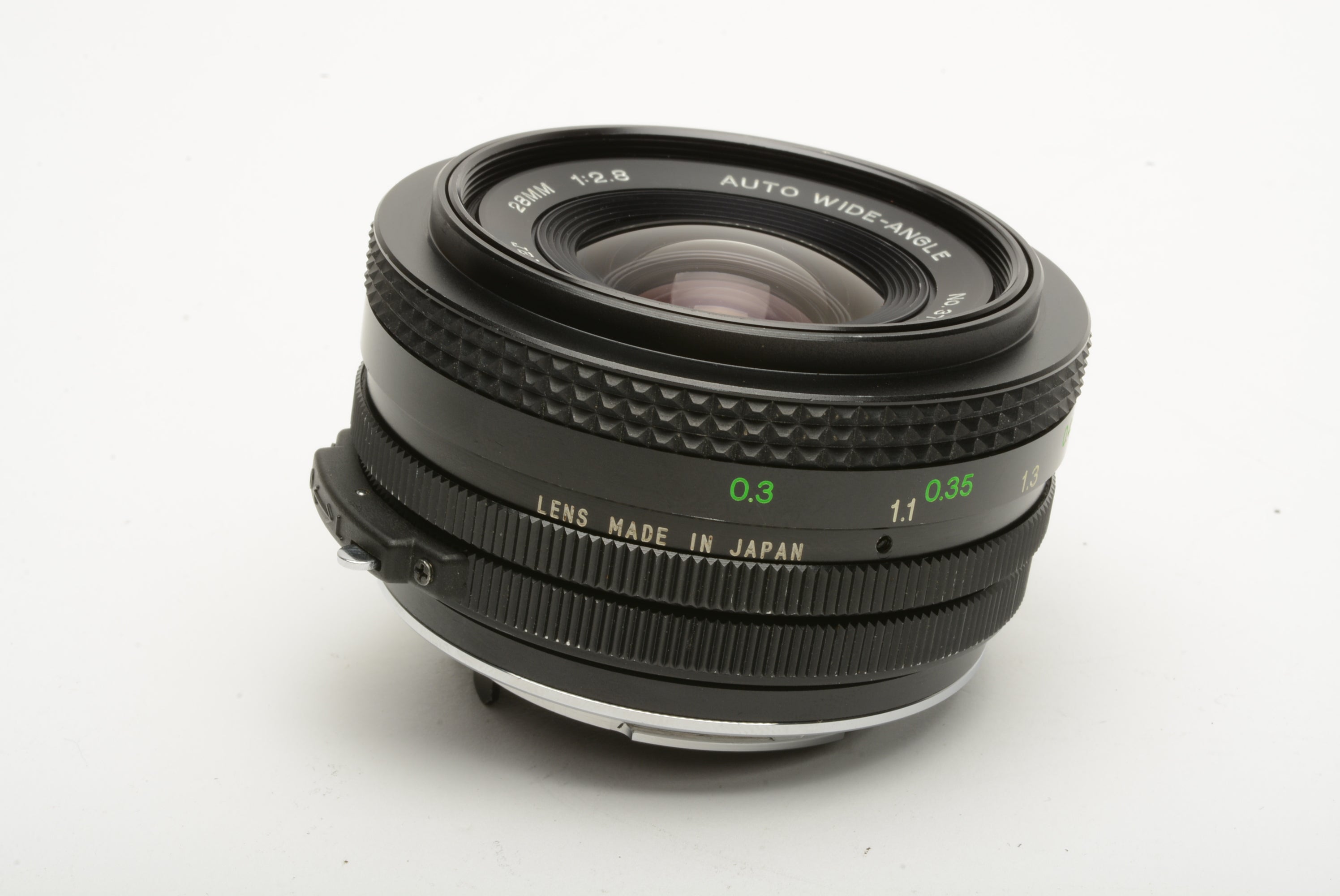 Vivitar 28mm f/2.8 Auto Wide-Angle Lens w/Caps, Pentax PK Mount 