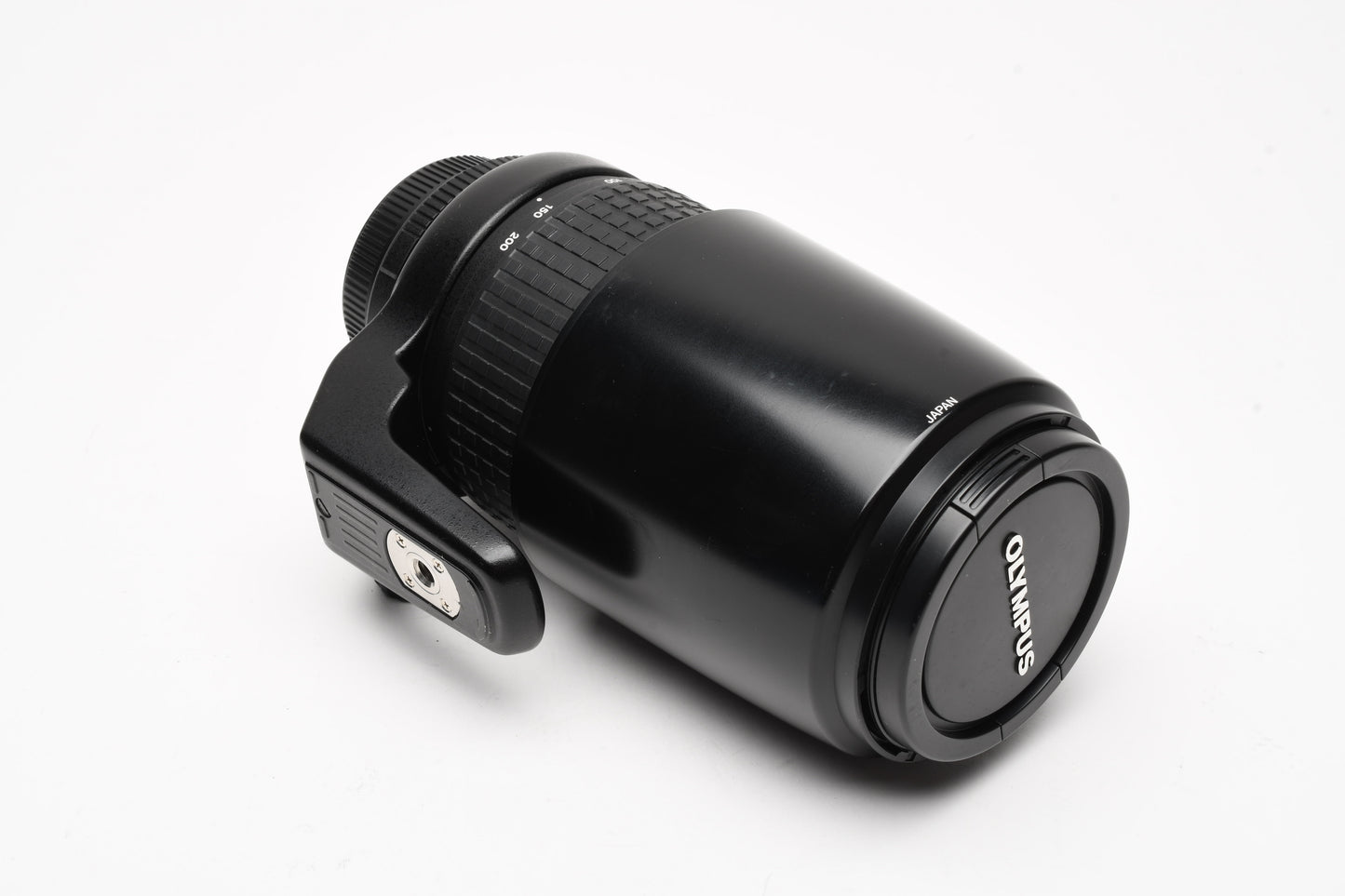 Olympus 50-200mm f2.8-3.5 ED zoom lens, tripod mount, hood, Mint- 4/3 Mount