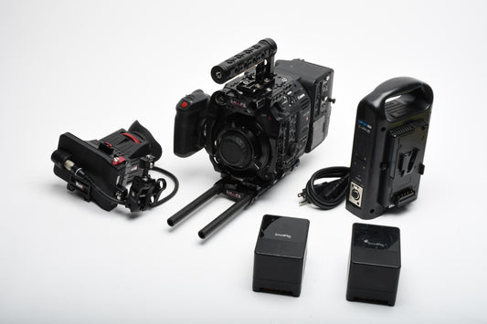 Canon EOS C500 Mark II w/2Batts, Monitor, Magnifier, Grip, Cage, PL, Great bundle!