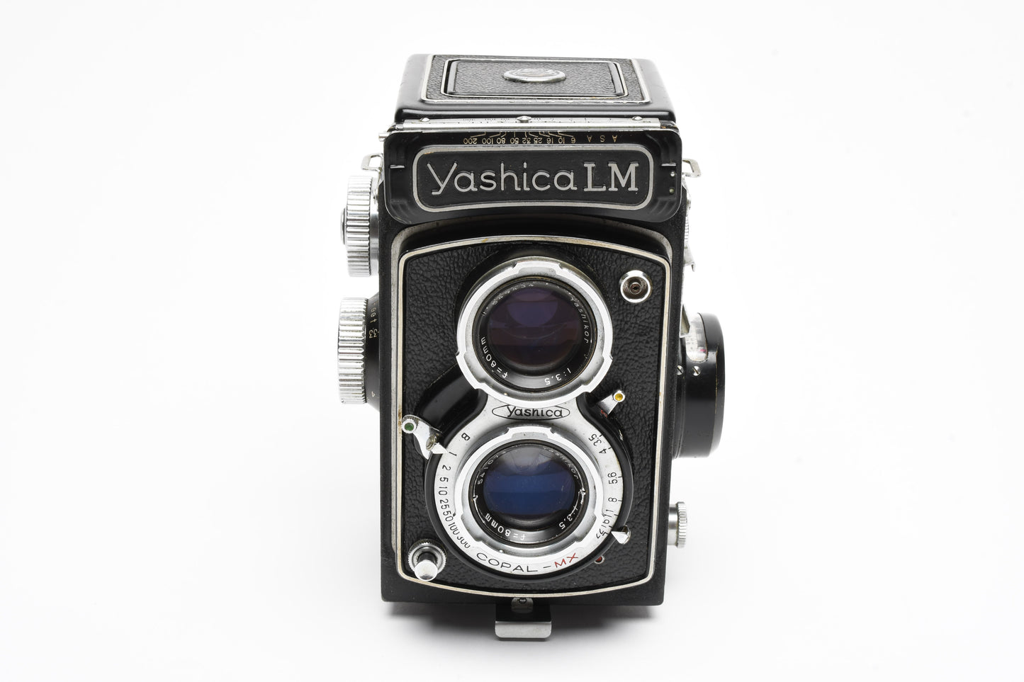 Yashica LM TLR 120 6x6cm camera w/Yashikor 80mm f3.5 lens, No meter
