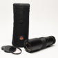 Vivitar 400mm f5.6 Telephoto lens for Nikon AI, Caps, Sky + Case!