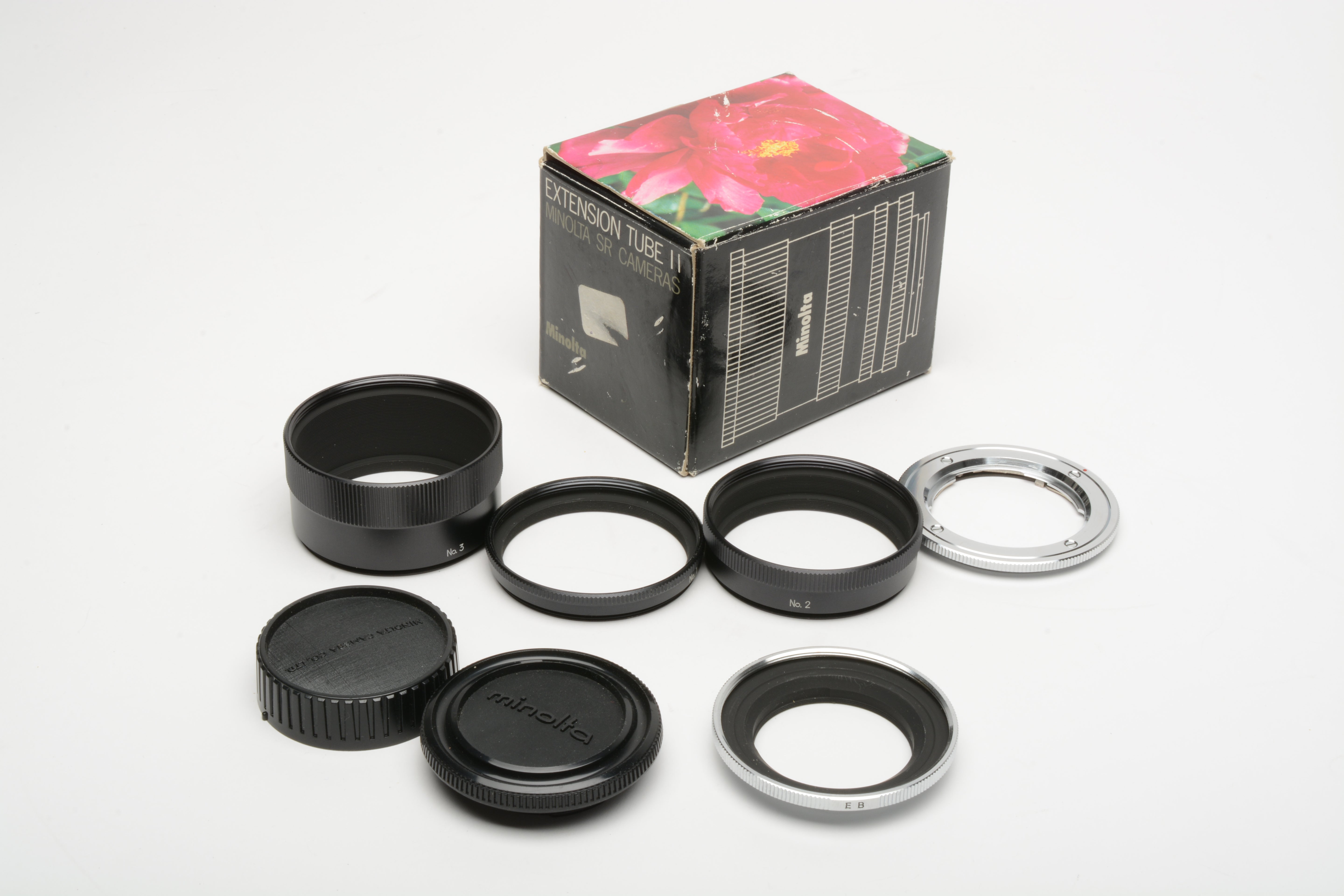 Minolta Extension Tube II set for Minolta SR MD cameras, Mint