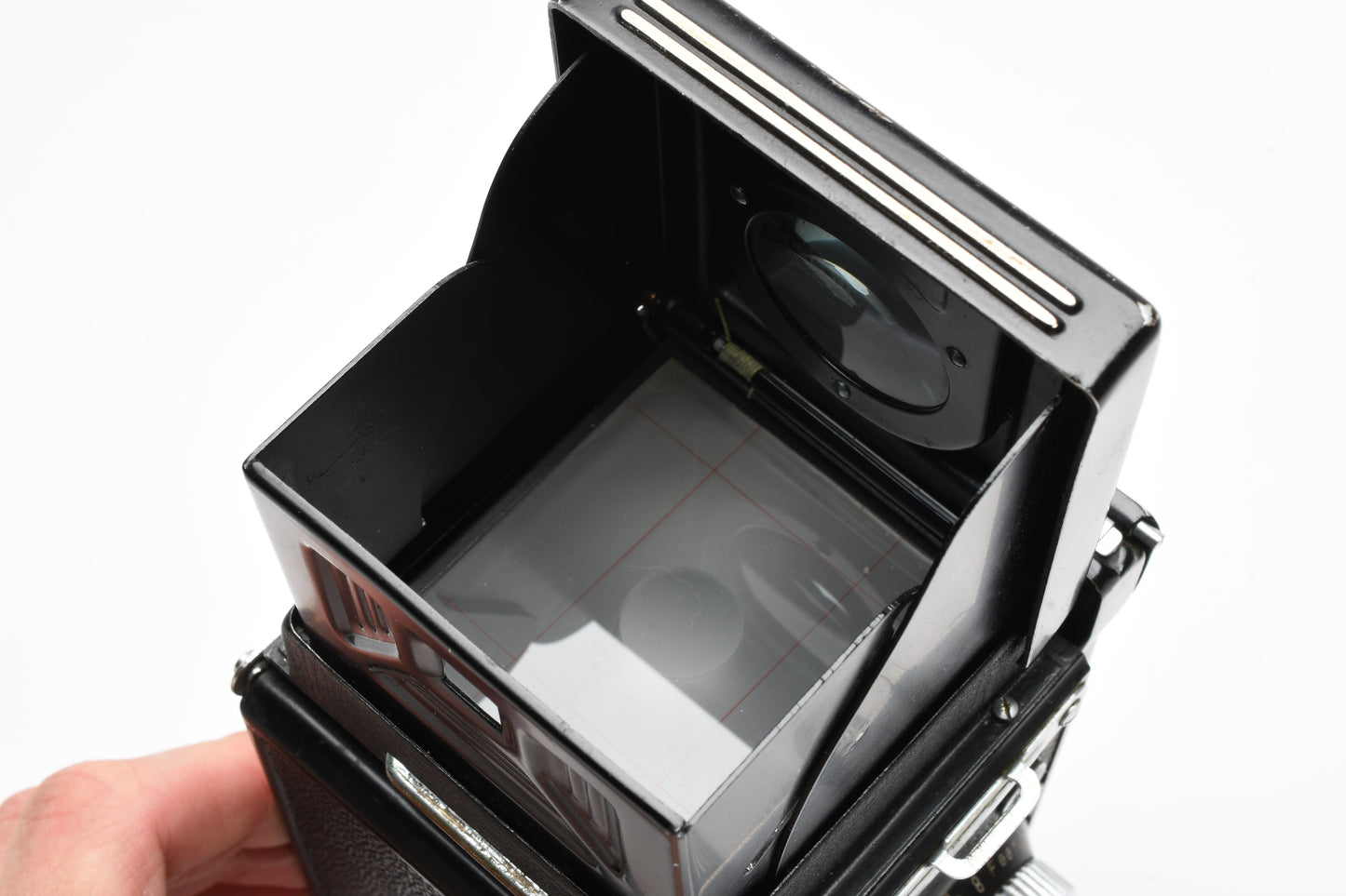 Yashica LM TLR 120 6x6cm camera w/Yashikor 80mm f3.5 lens, No meter