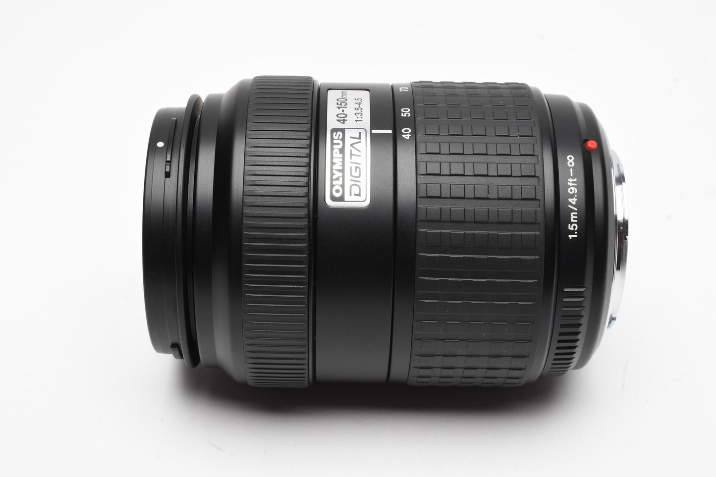 Olympus Digital 40-150mm f3.5-4.5 Zoom Lens for 4/3 Mount, Hood, Mint-