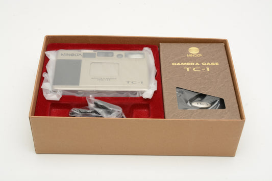 Minolta TC-1 35mm Point&Shoot New in box, Never Used, Complete w/case & paperwork