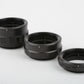 Asahi Pentax M42 Extension Tube set, case nice & clean