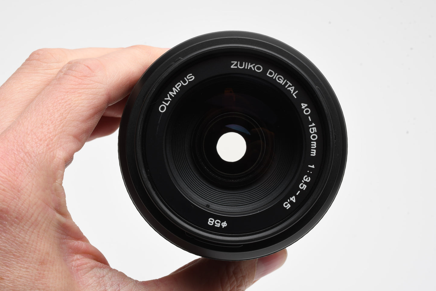 Olympus Digital 40-150mm f3.5-4.5 Zoom Lens for 4/3 Mount, Hood, Mint-