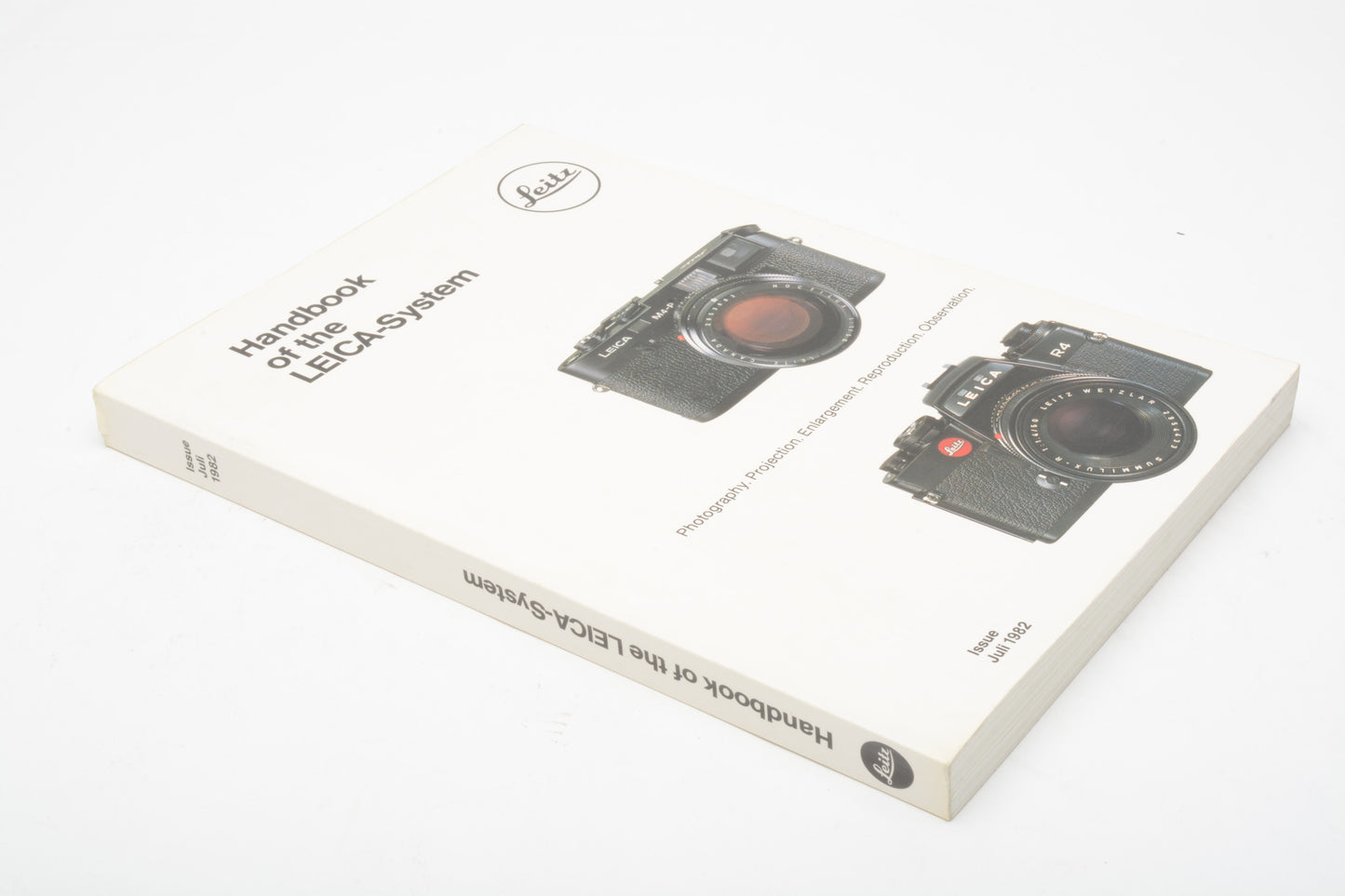 Set of 2 Leica Books in Box:  1982 System, 1978 15th Edition general catalogue