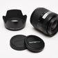 Olympus 14-45mm f3.5-5.6 zoom 4/3 mount, caps, hood, very clean