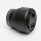 Sony 50mm f1.8 FE SEL50f18F Prime lens, caps+hood, Mint- Boxed