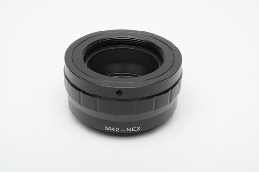 M42 to Sony NEX lens mount converter, nice and clean