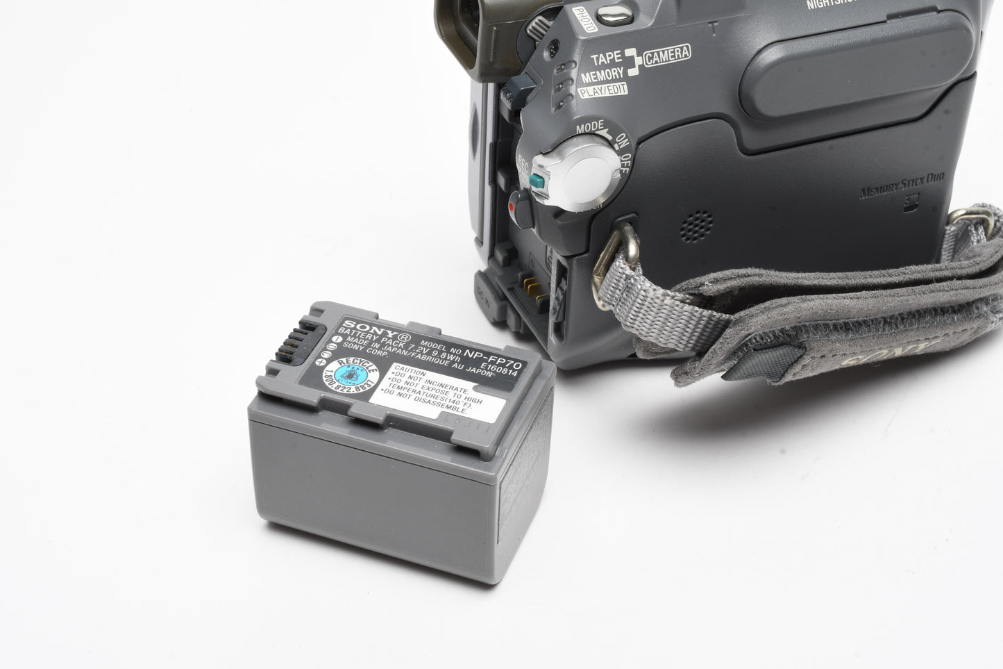 Sony DCR-HC42 Mini DV Camcorder w/AC, Batt+Manual+Case, Tested